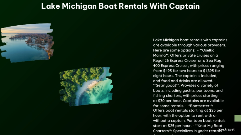 Lake Michigan Boat Rentals With Captain