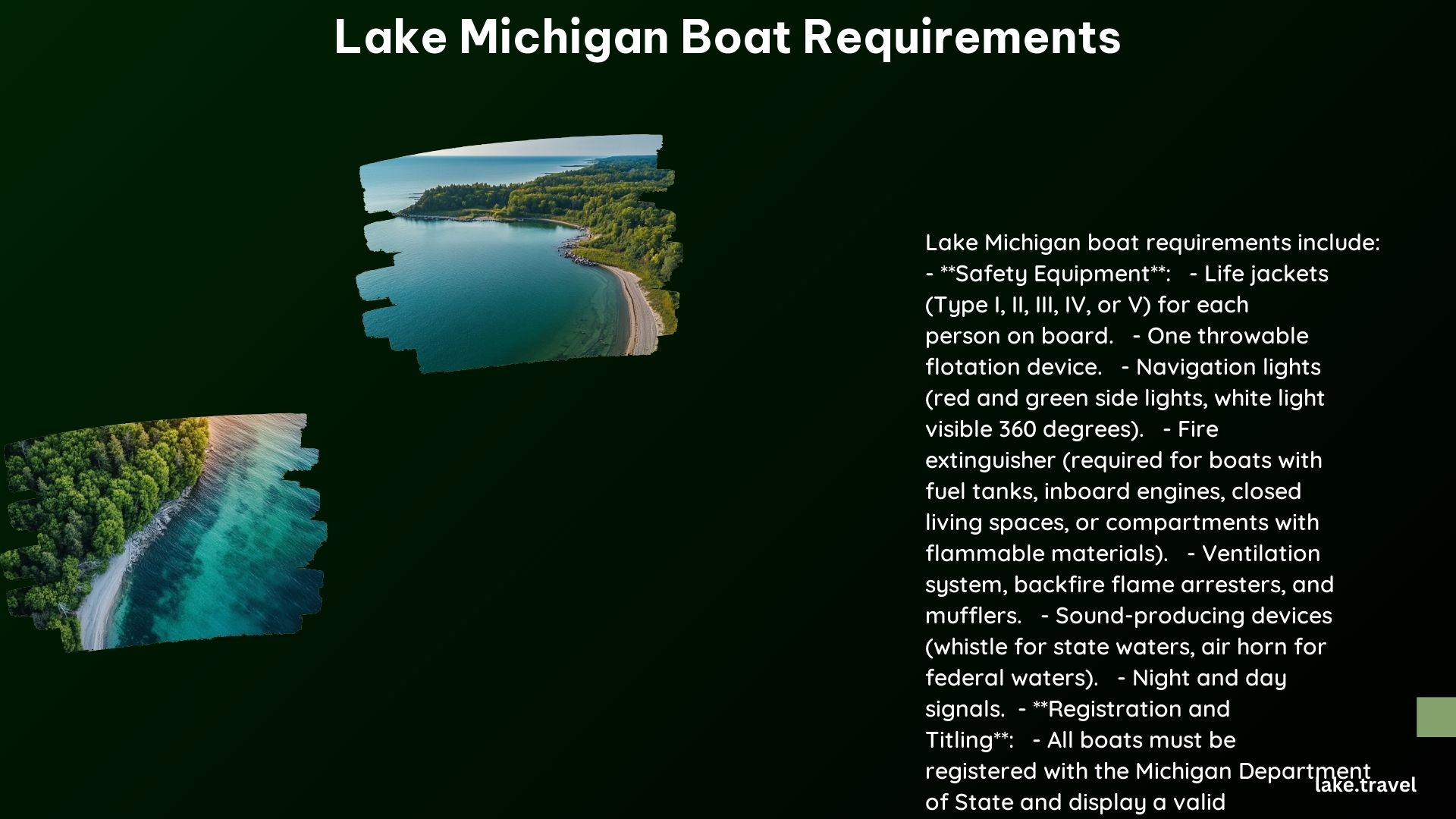 Lake Michigan Boat Requirements