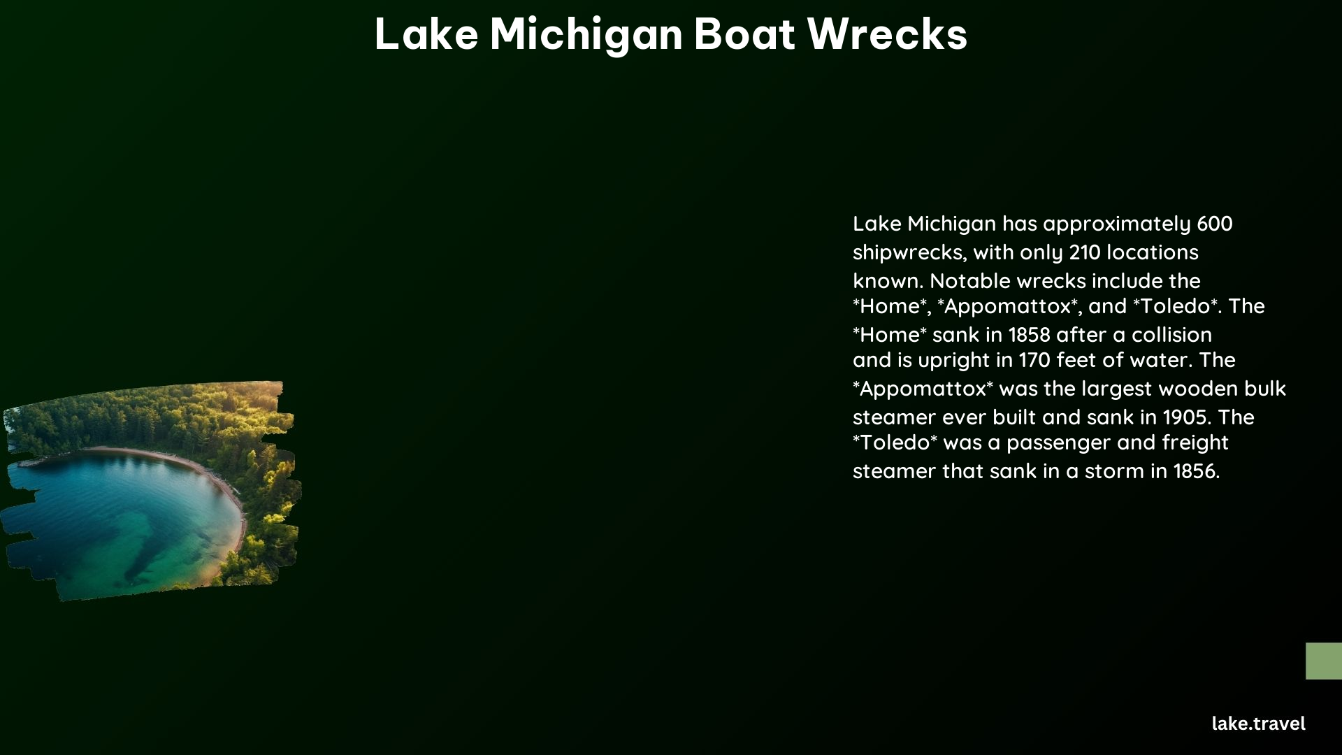 Lake Michigan Boat Wrecks