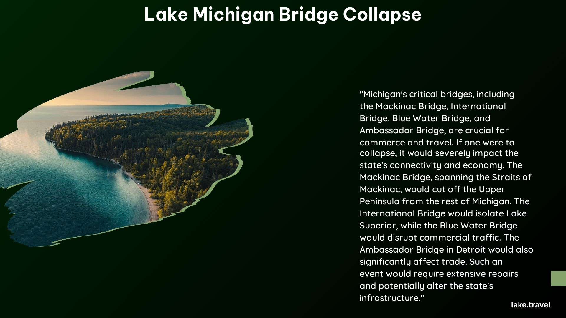 Lake Michigan Bridge Collapse