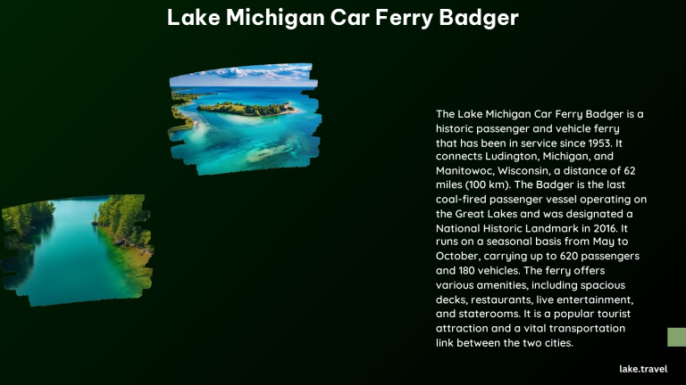 Lake Michigan Car Ferry Badger