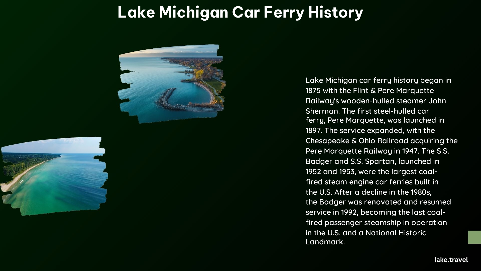 Lake Michigan Car Ferry History