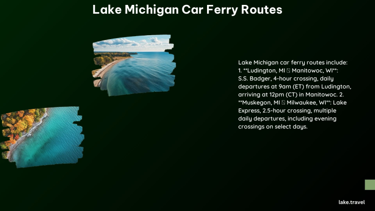 Lake Michigan Car Ferry Routes