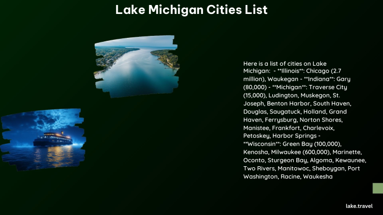 Lake Michigan Cities List