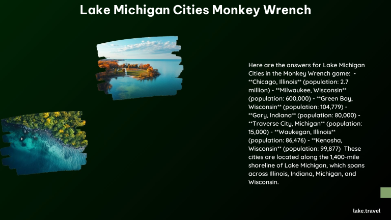 Lake Michigan Cities Monkey Wrench