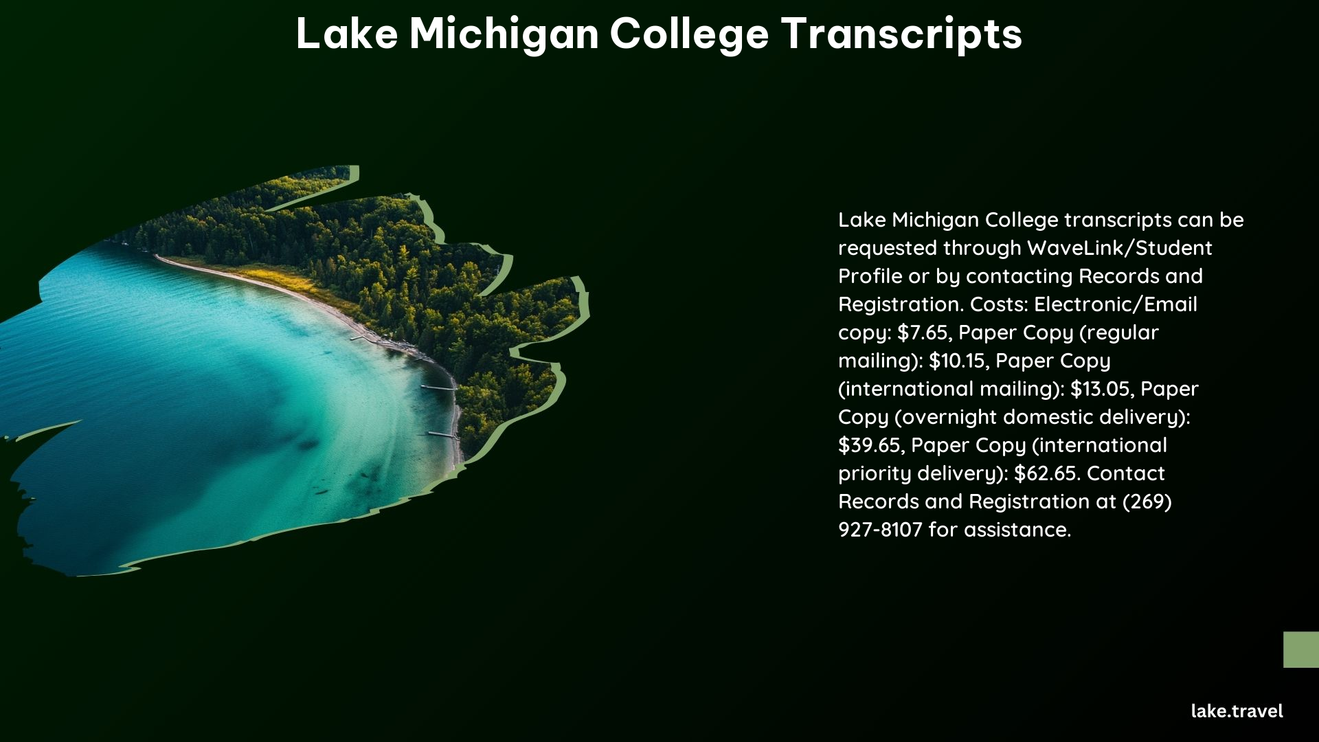 Lake Michigan College Transcripts