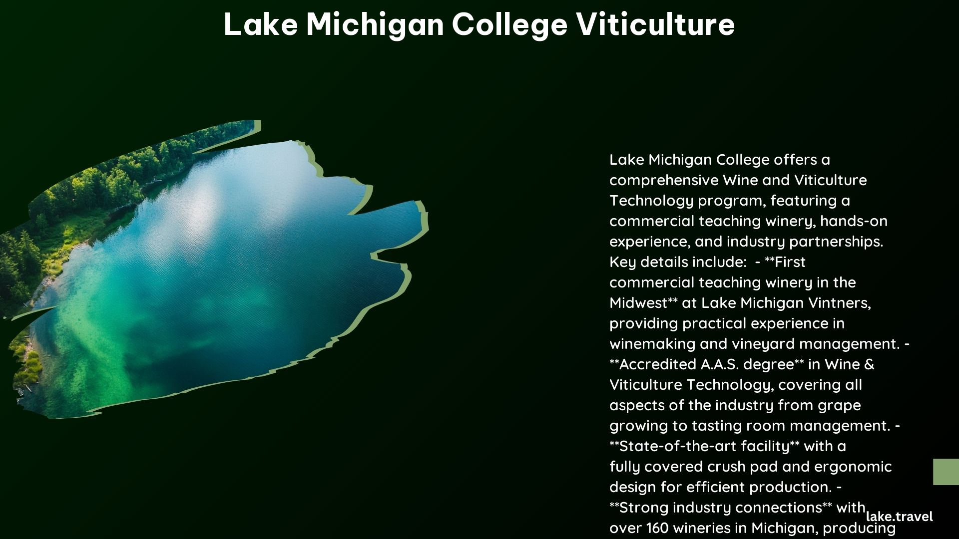 Lake Michigan College Viticulture