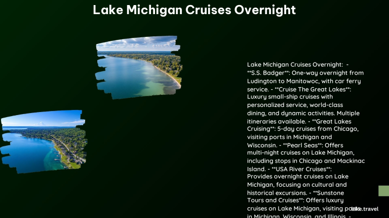 Lake Michigan Cruises Overnight