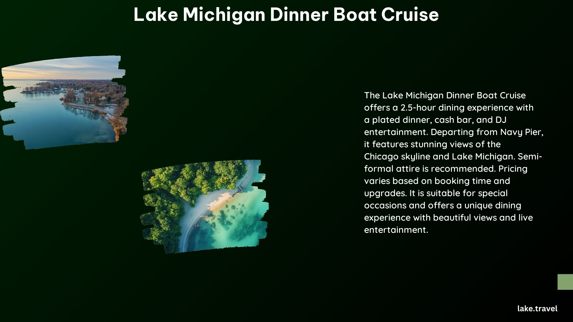 Lake Michigan Dinner Boat Cruise