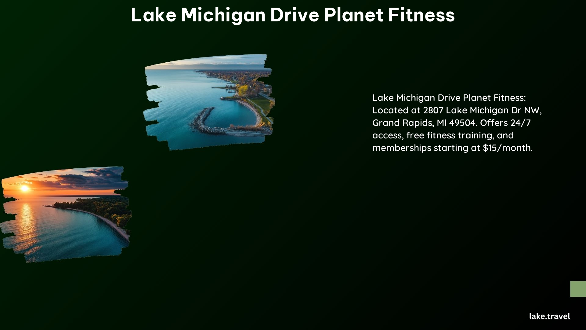 Lake Michigan Drive Planet Fitness