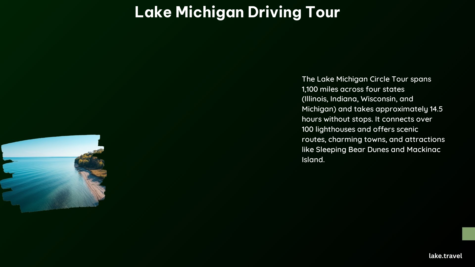 Lake Michigan Driving Tour