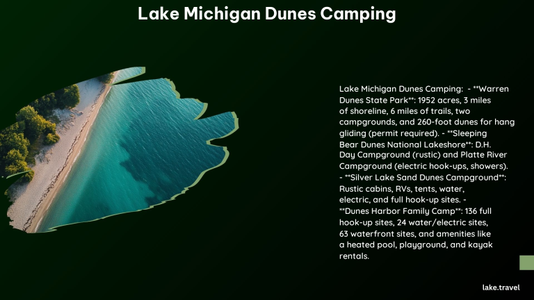 Lake Michigan Dunes Camping