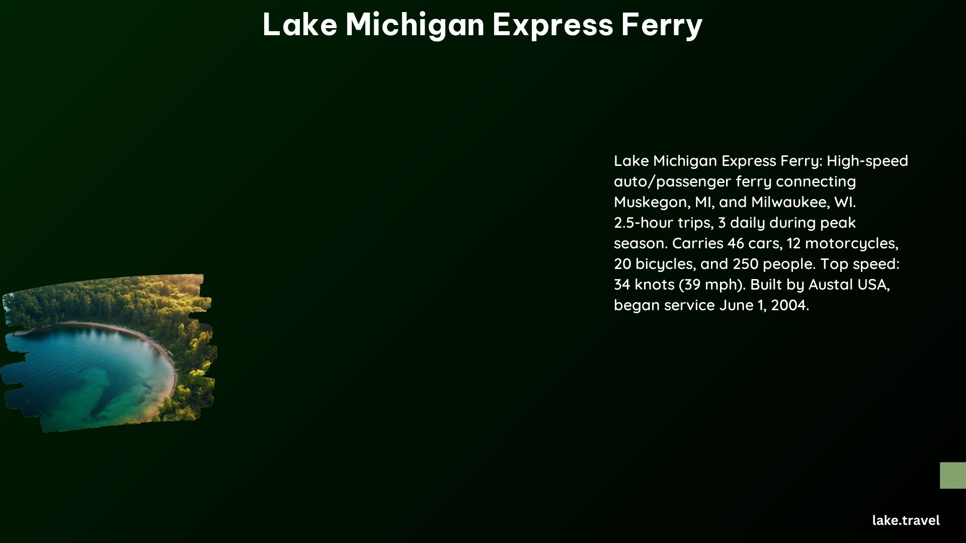 Lake Michigan Express Ferry