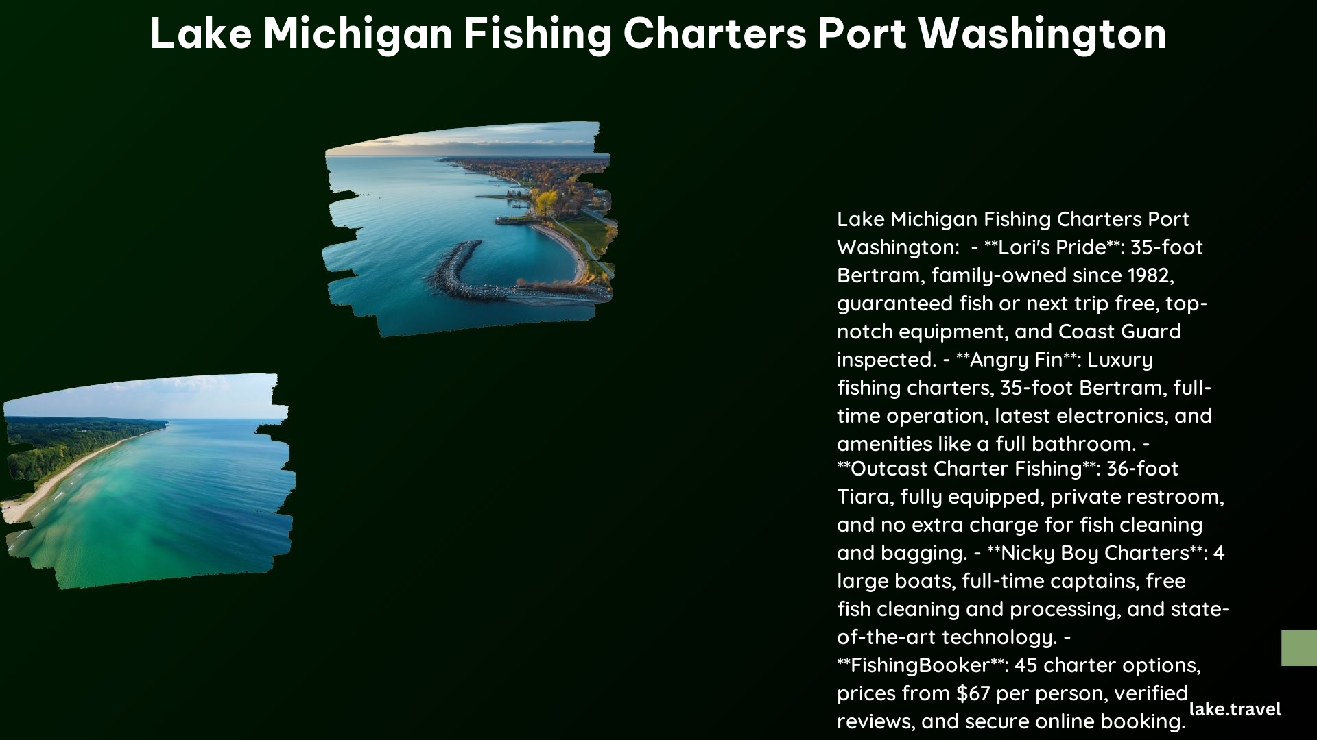 Lake Michigan Fishing Charters Port Washington