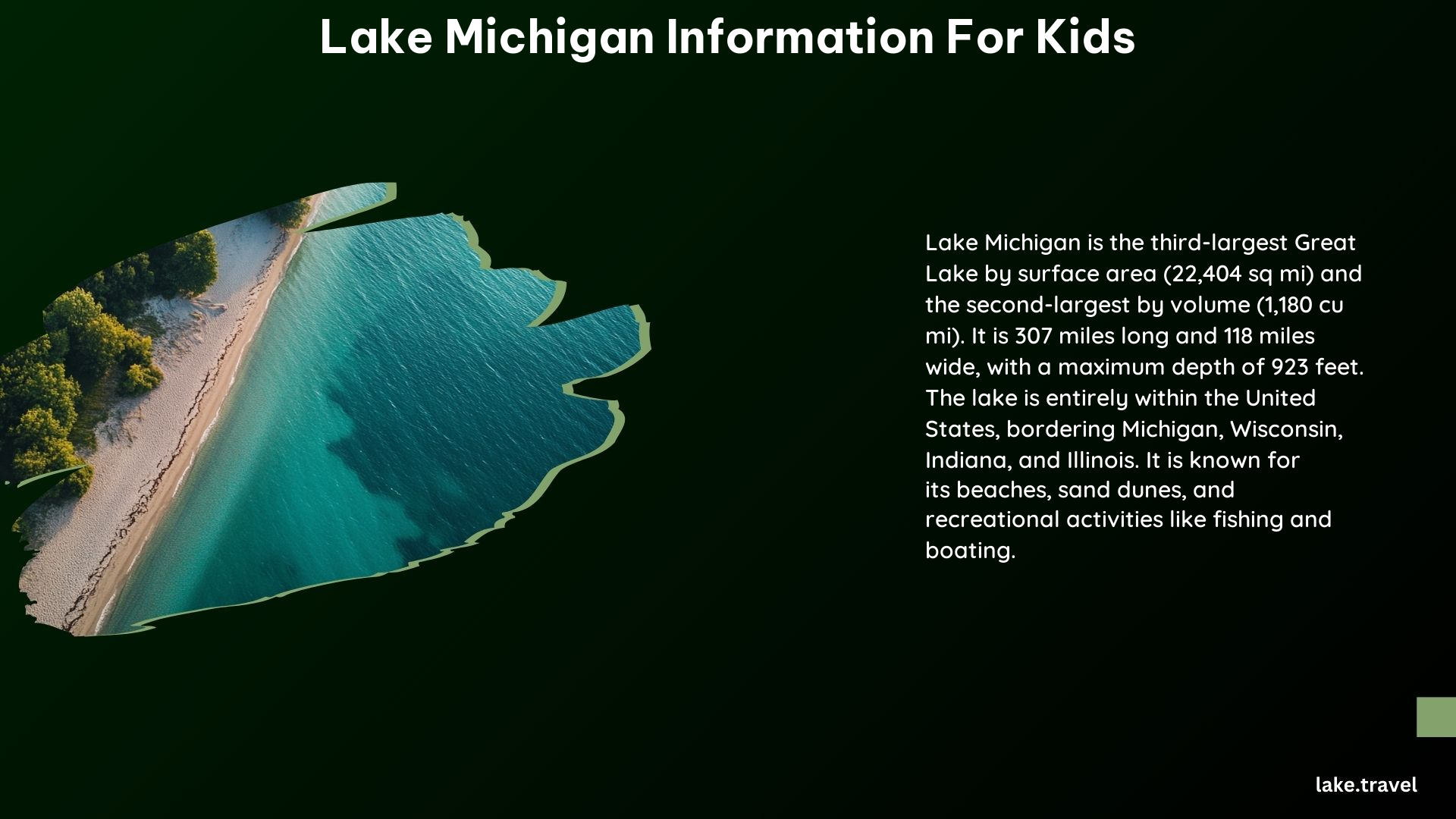 Lake Michigan Information for Kids