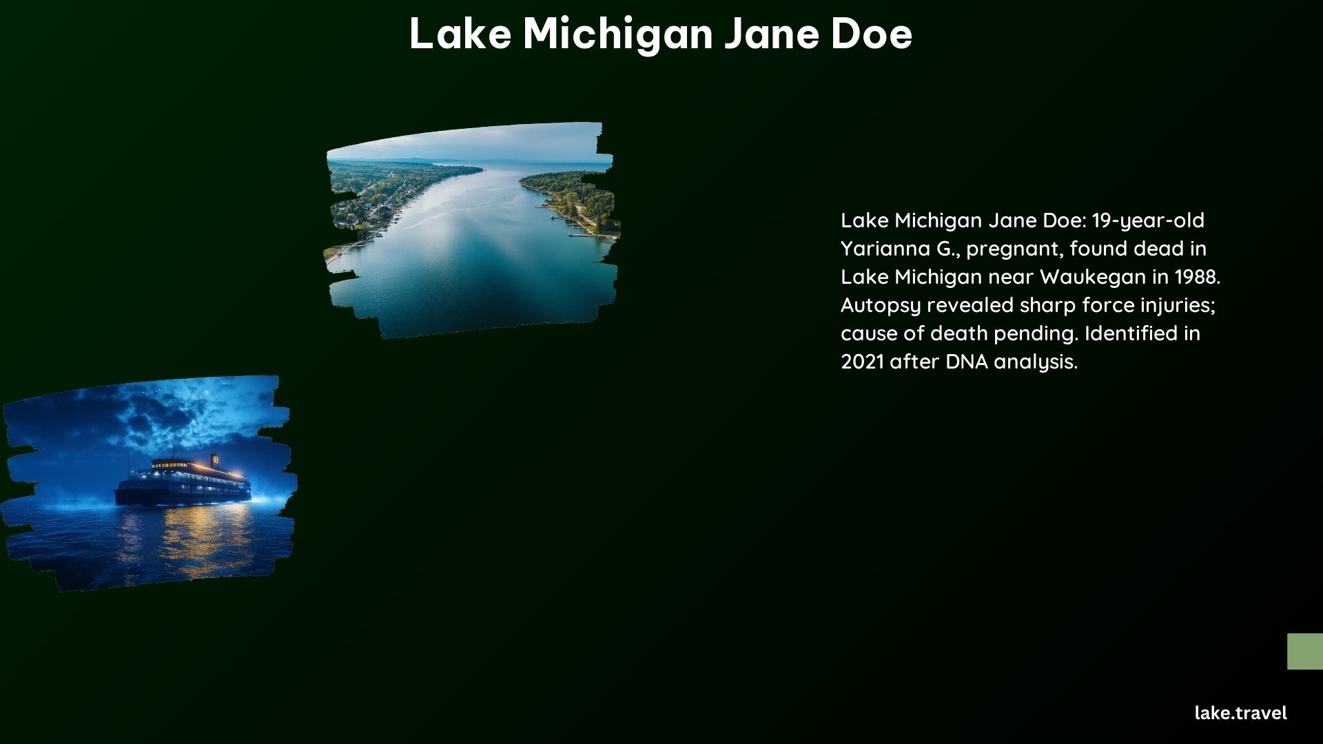 Lake Michigan Jane DOE