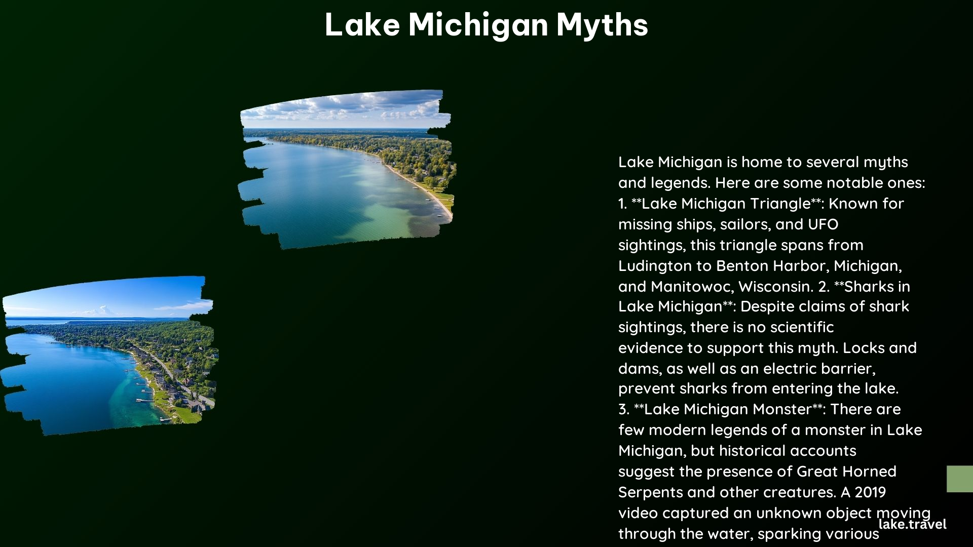 Lake Michigan Myths