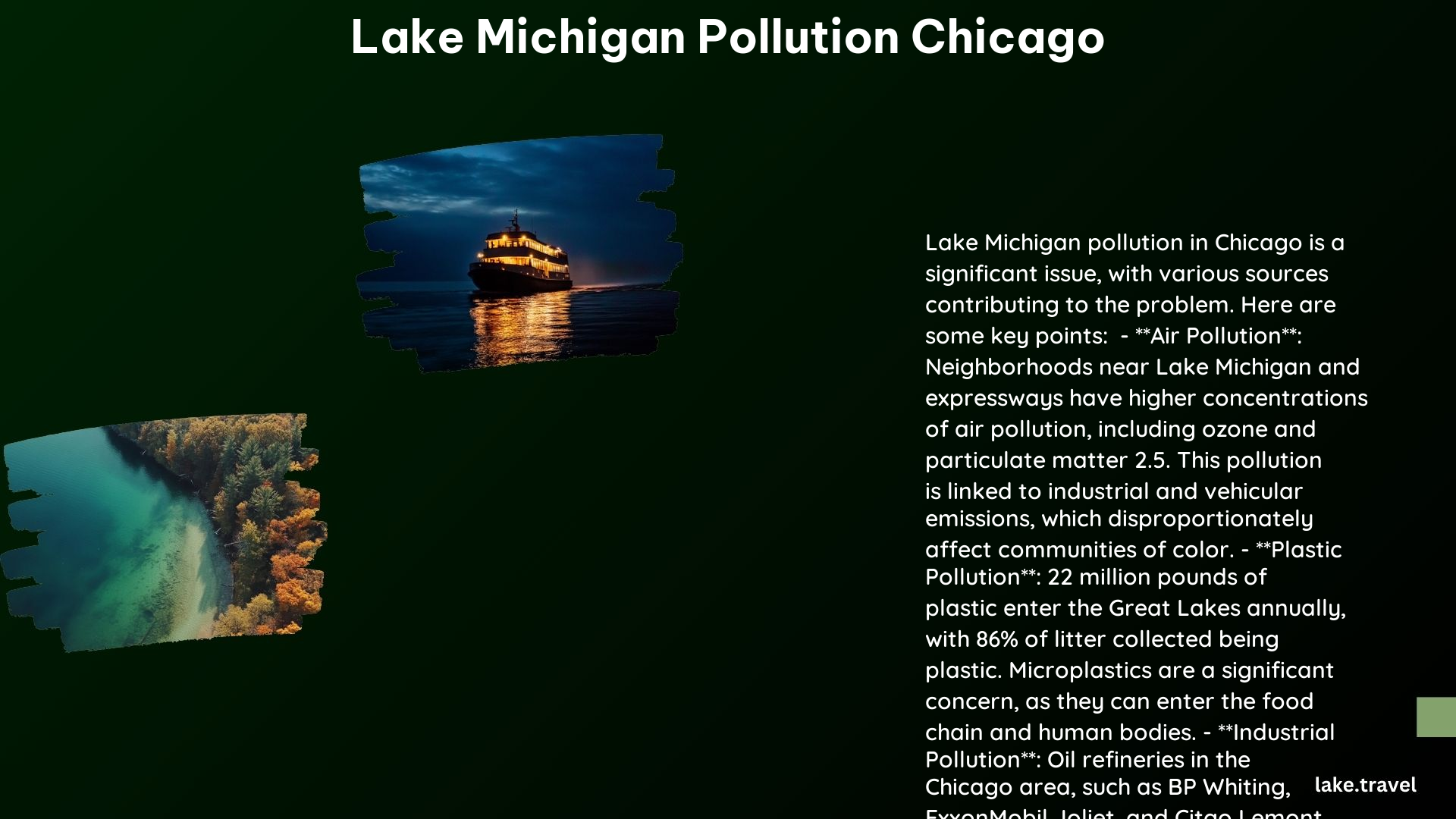 Lake Michigan Pollution Chicago