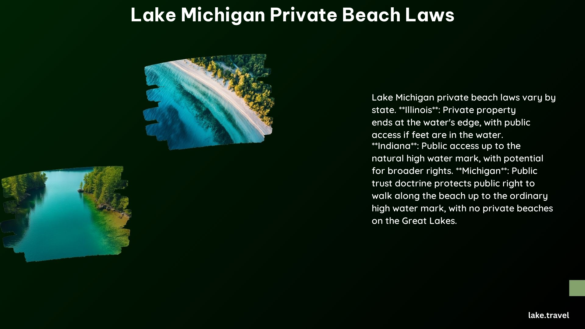 Lake Michigan Private Beach Laws