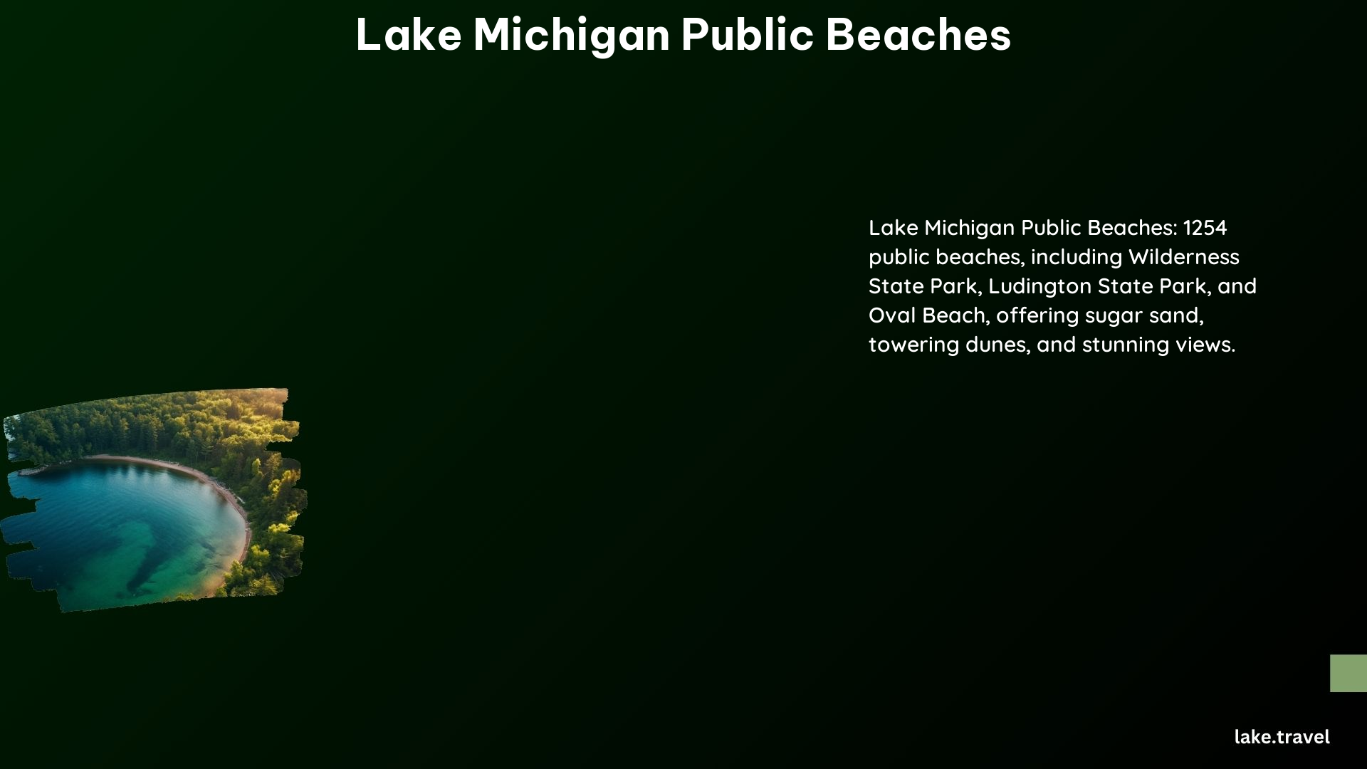 Lake Michigan Public Beaches