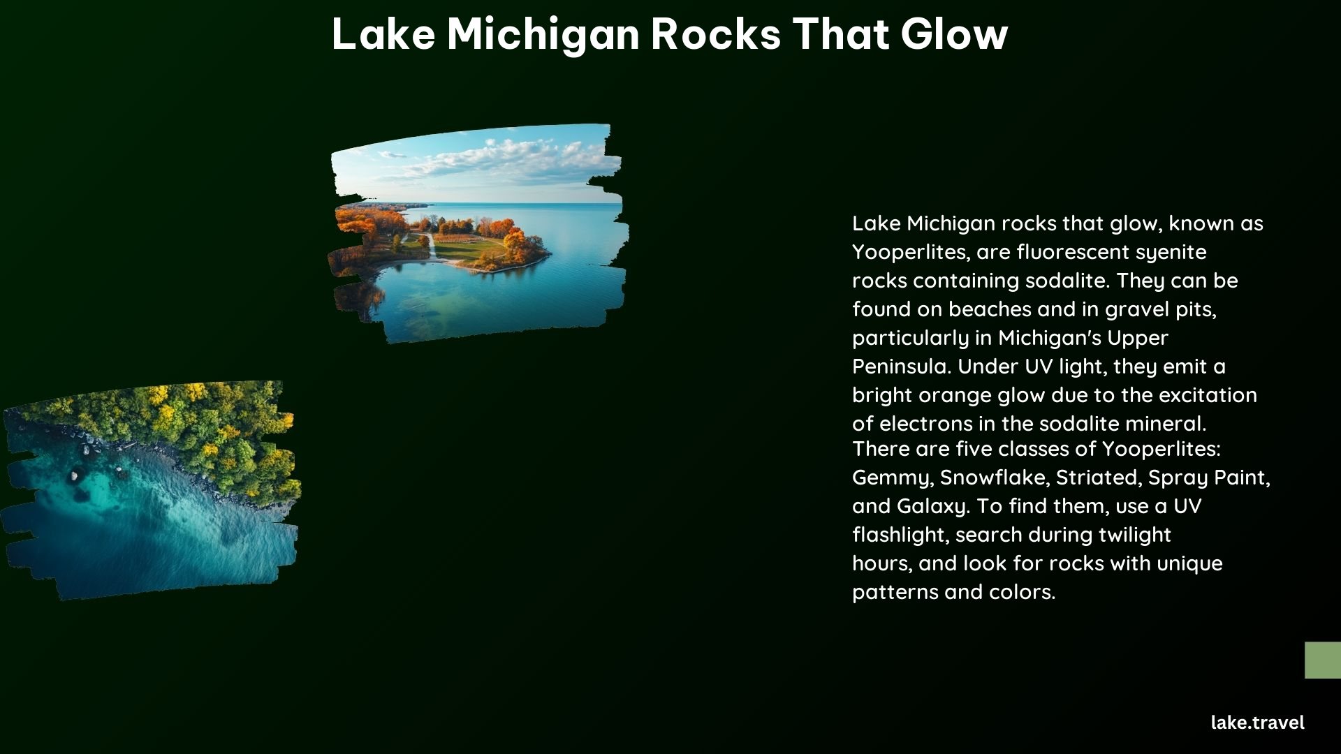 Lake Michigan Rocks That Glow