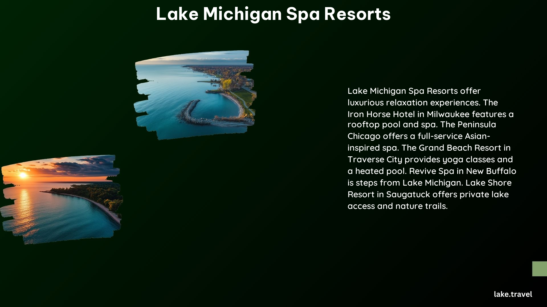 Lake Michigan Spa Resorts