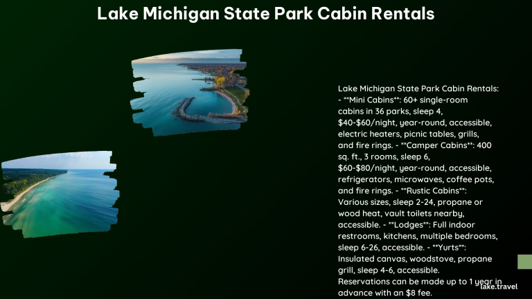 Lake Michigan State Park Cabin Rentals