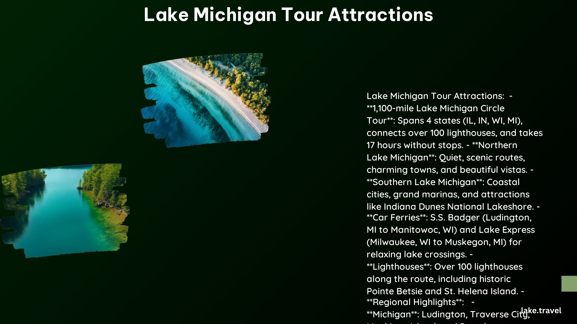 Lake Michigan Tour Attractions