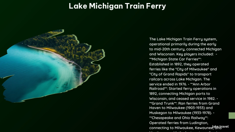 Lake Michigan Train Ferry