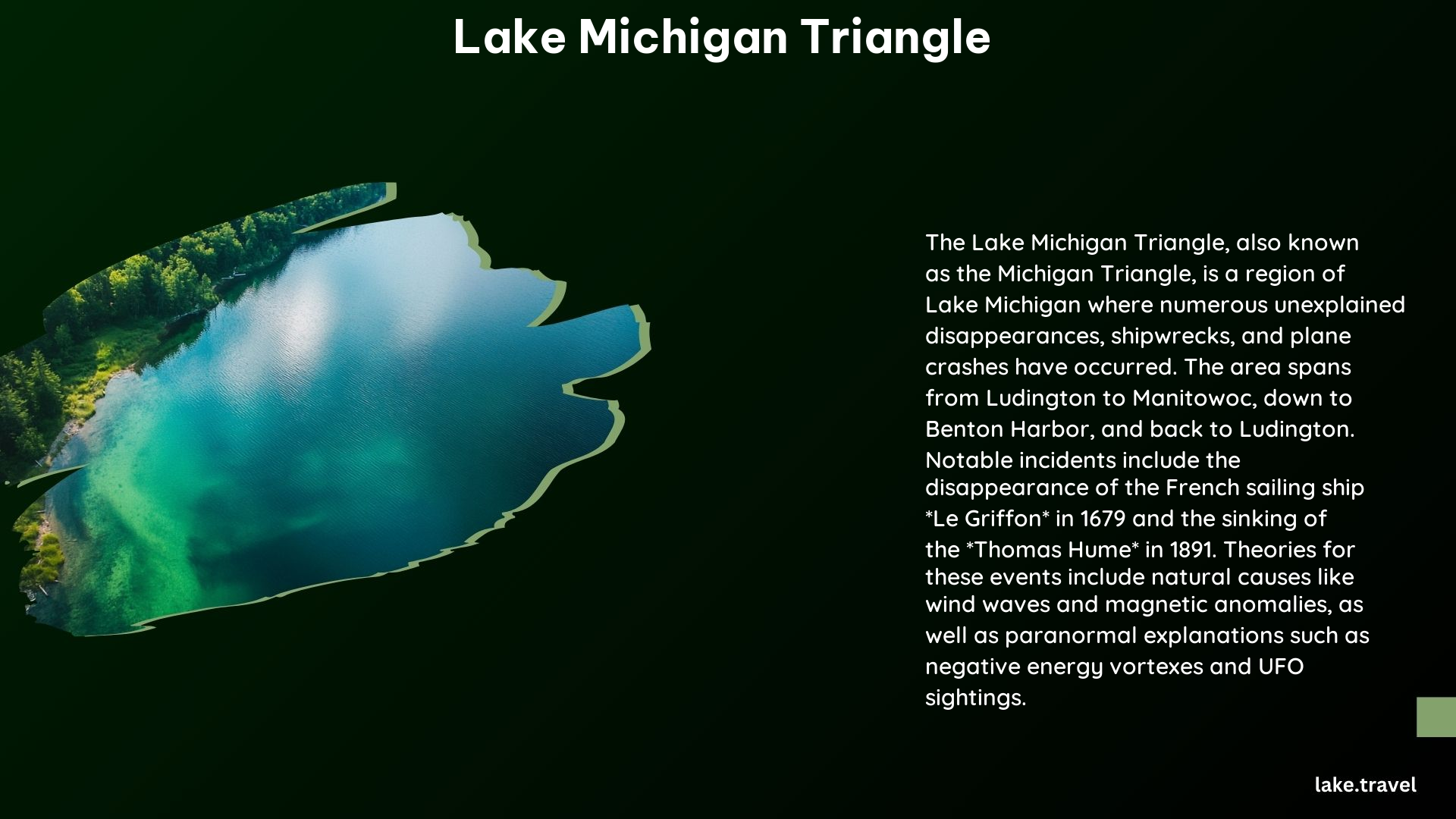 Exploring the Mysteries of the Lake Michigan Triangle - lake.travel