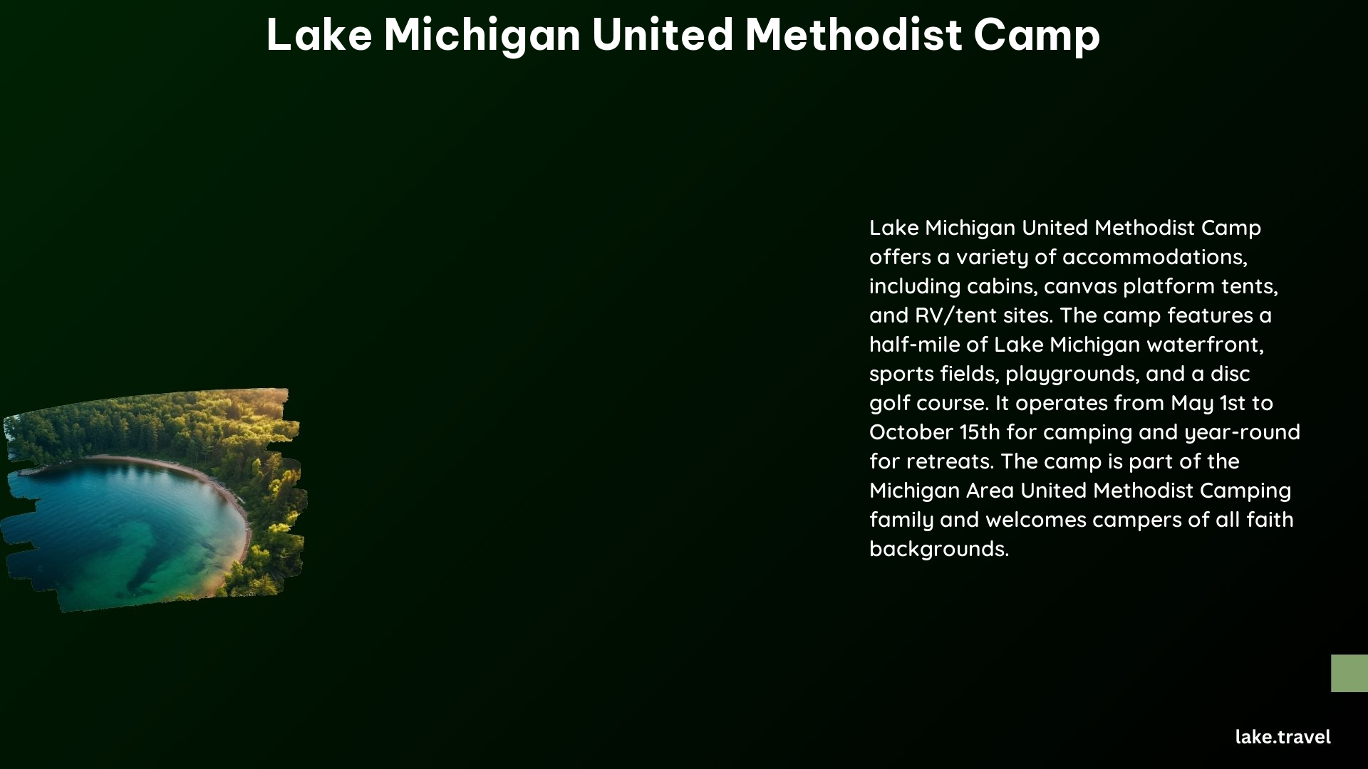 Lake Michigan United Methodist Camp