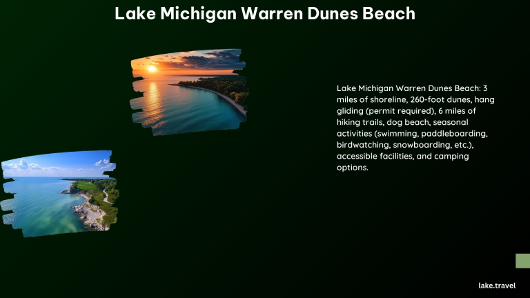 Lake Michigan Warren Dunes Beach