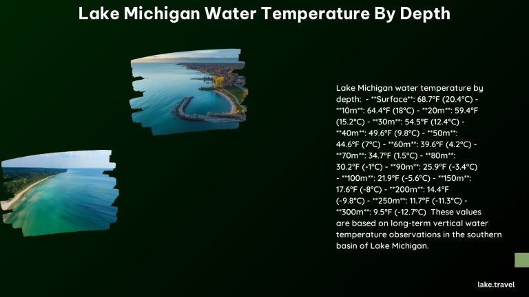 Lake Michigan Water Temperature by Depth