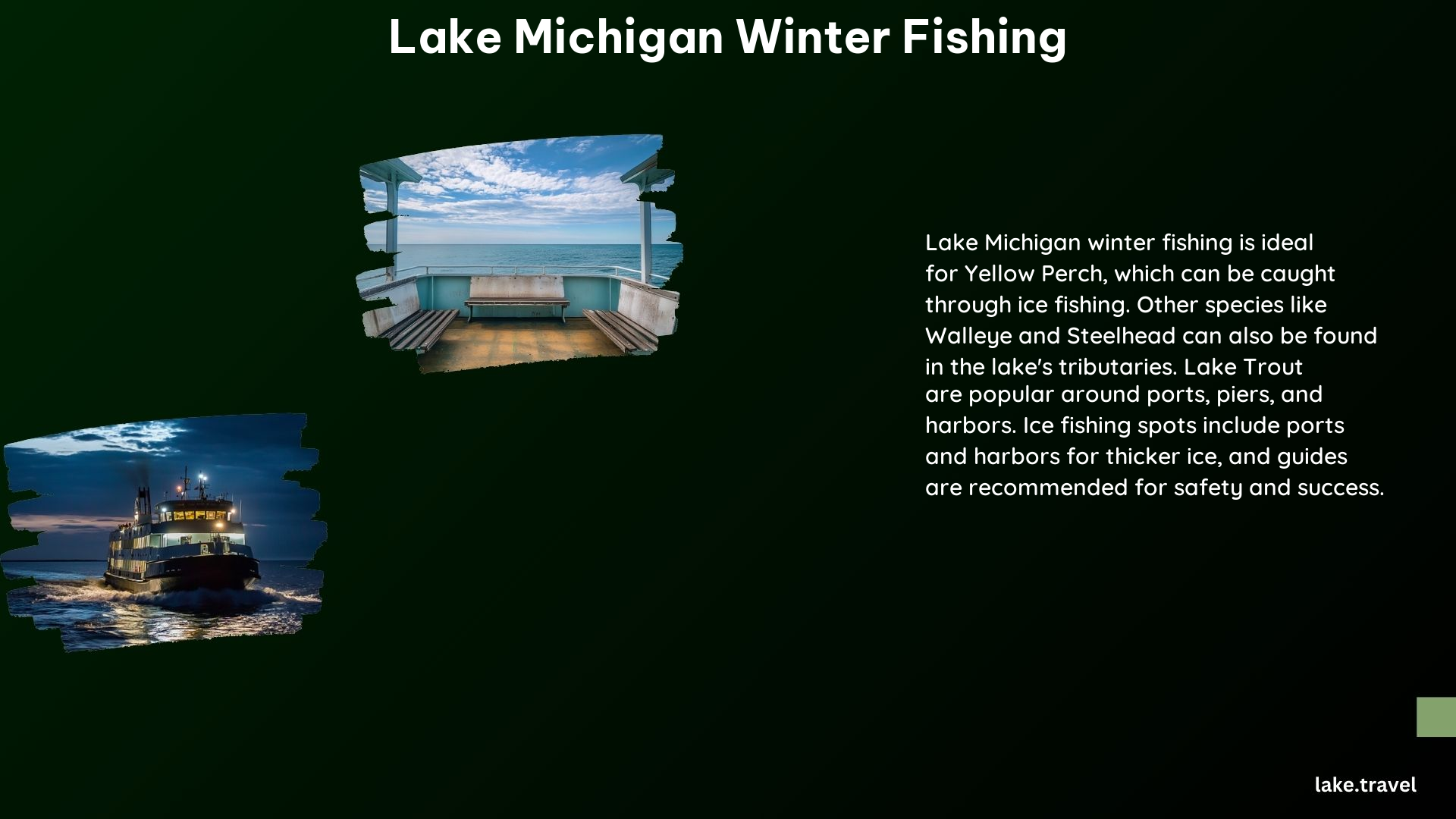 Lake Michigan Winter Fishing