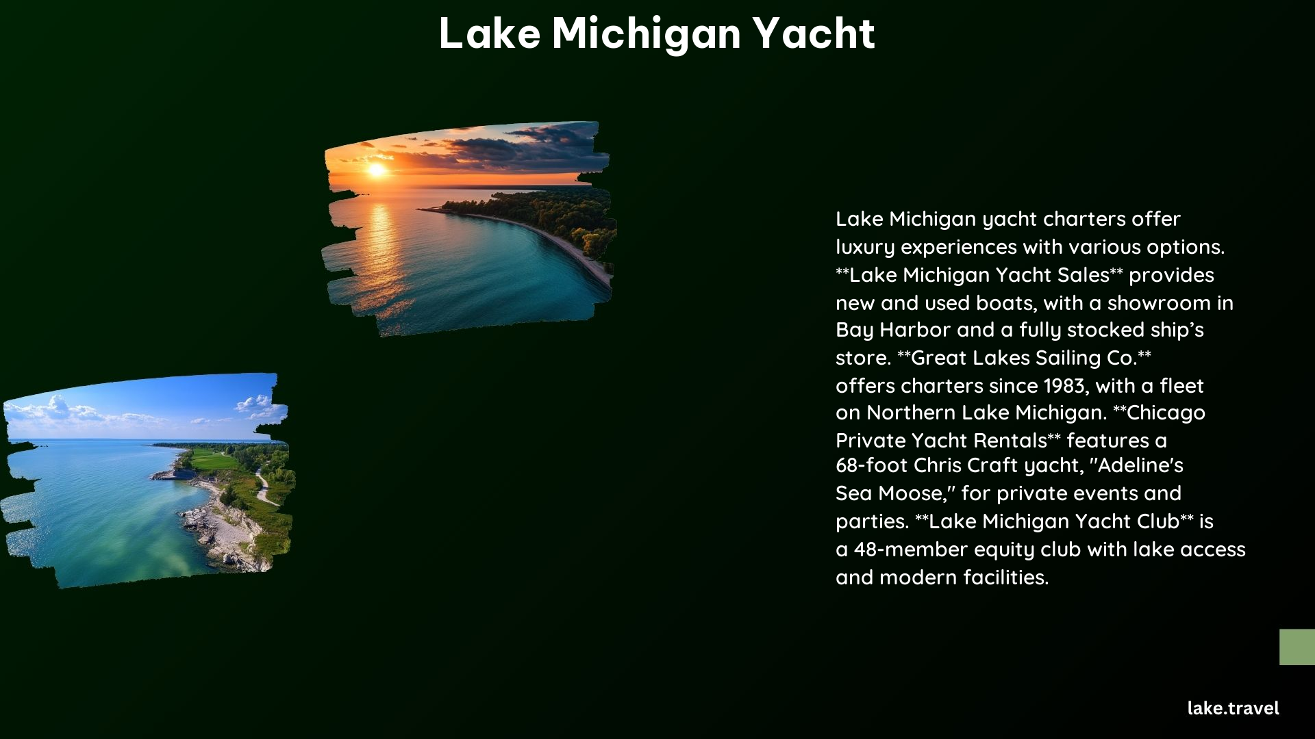 Lake Michigan Yacht