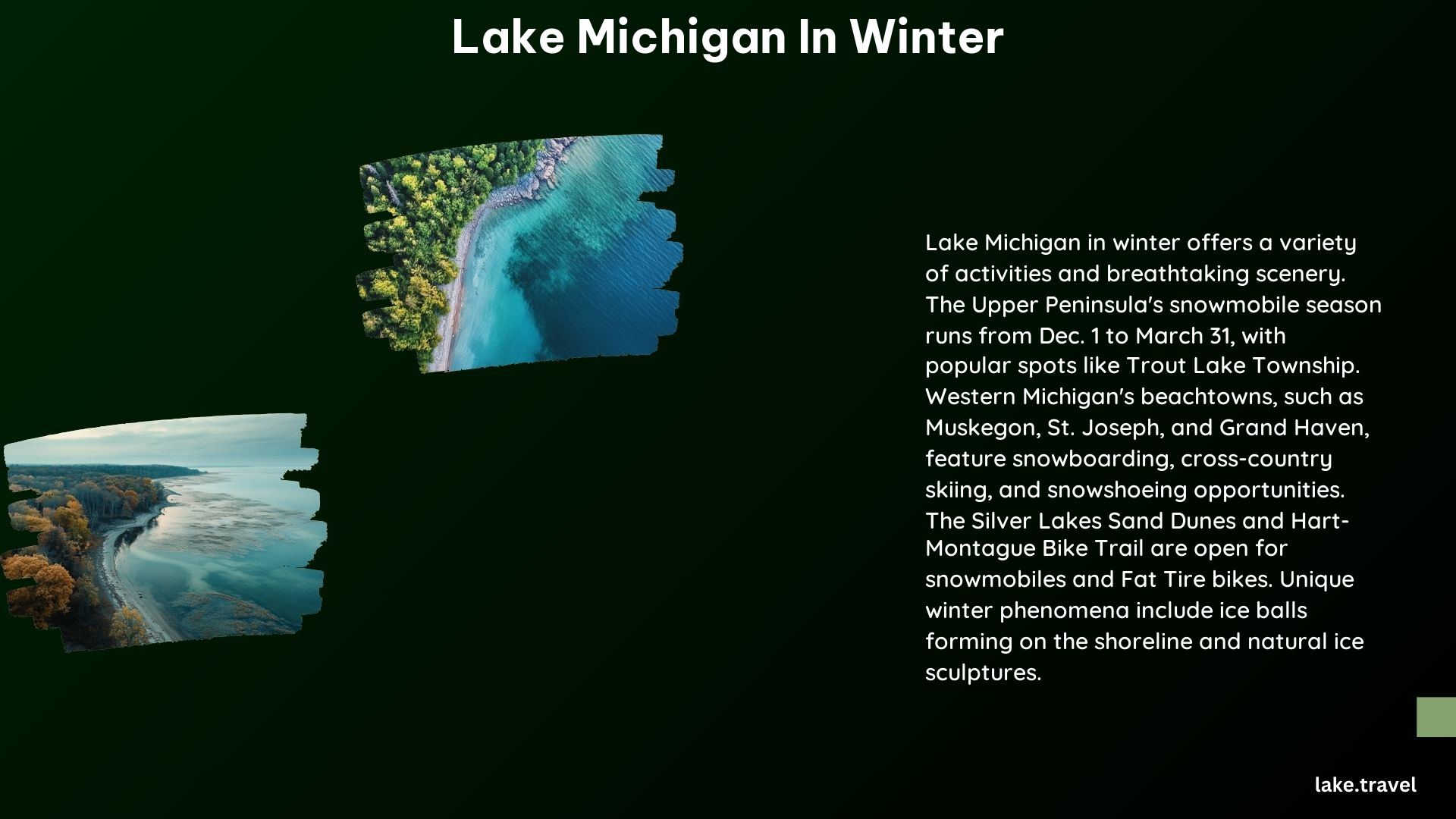 Lake Michigan in Winter