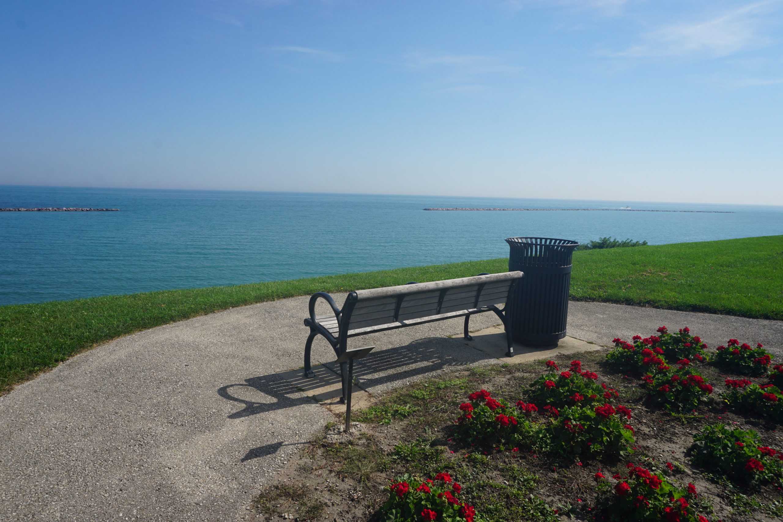 Shady Beach Orchard Lake Michigan