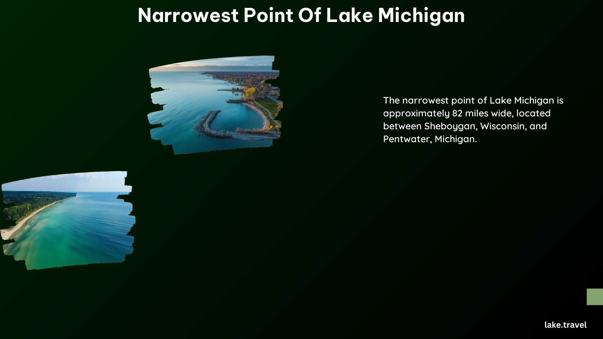 Narrowest Point of Lake Michigan