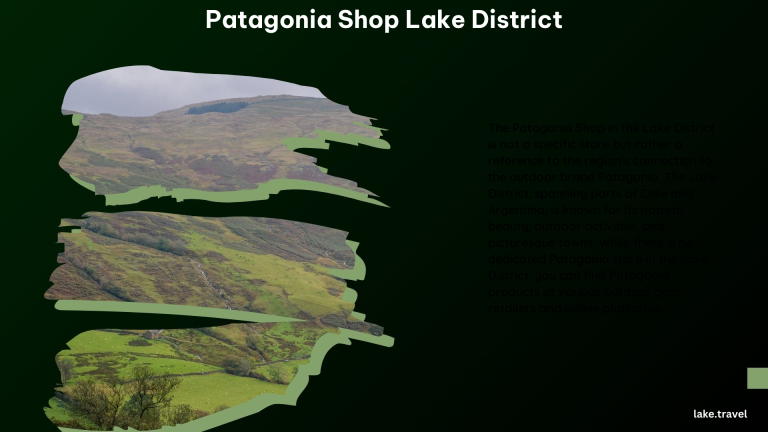 Patagonia Shop Lake District