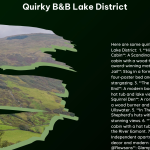 Quirky BB Lake District