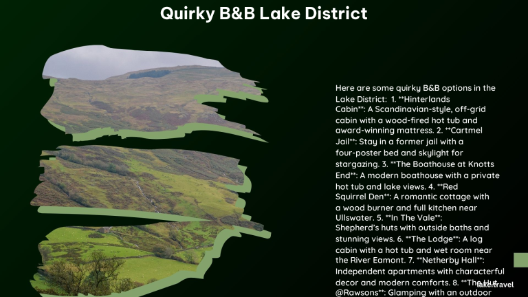 Quirky BB Lake District