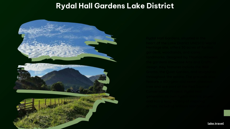 Rydal Hall Gardens Lake District