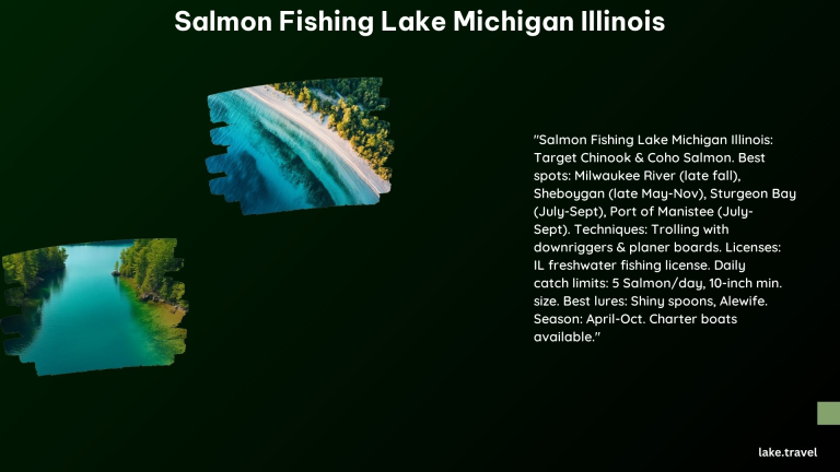 Salmon Fishing Lake Michigan Illinois