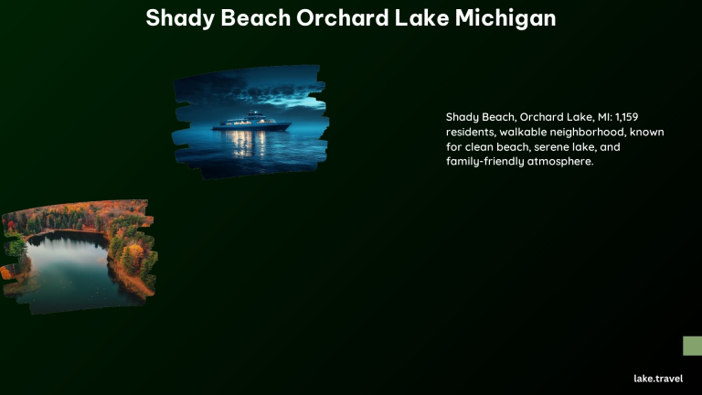 Shady Beach Orchard Lake Michigan