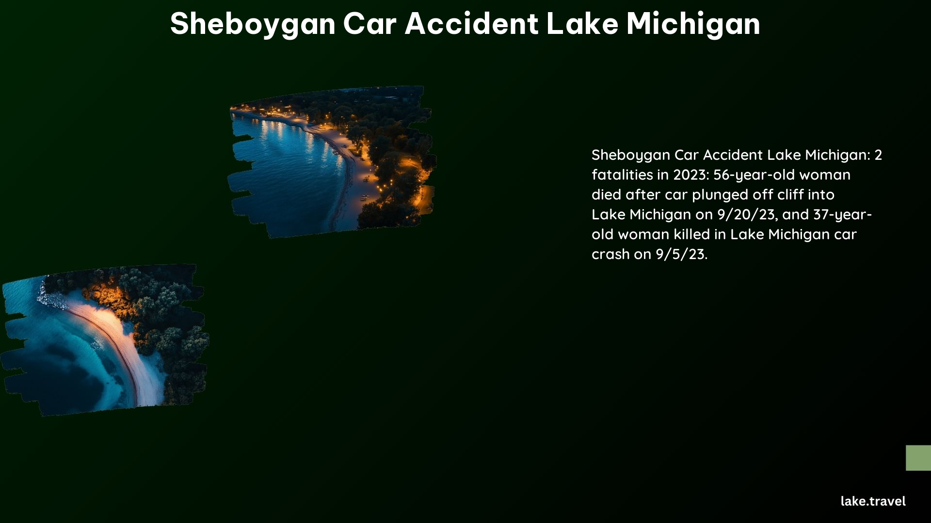 Sheboygan Car Accident Lake Michigan