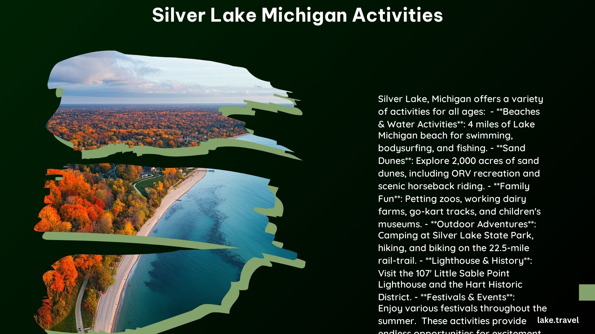 Silver Lake Michigan Activities