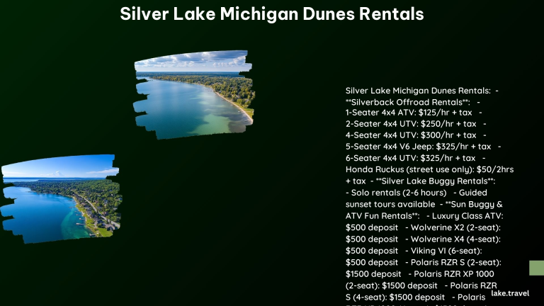 Silver Lake Michigan Dunes Rentals