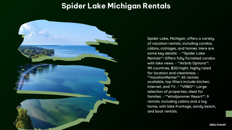 Spider Lake Michigan Rentals