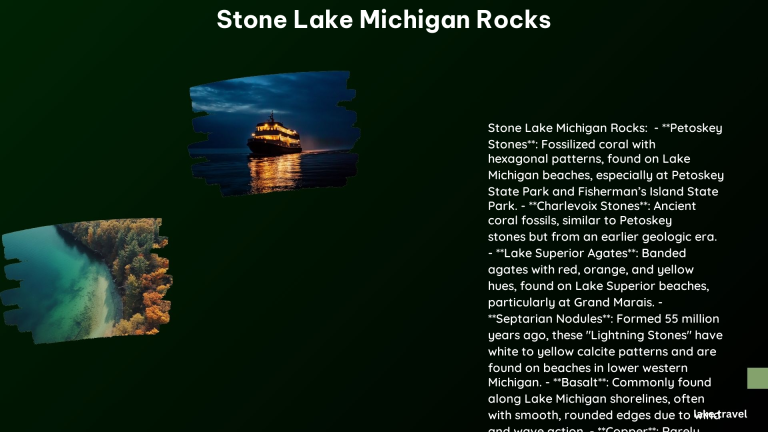 Stone Lake Michigan Rocks