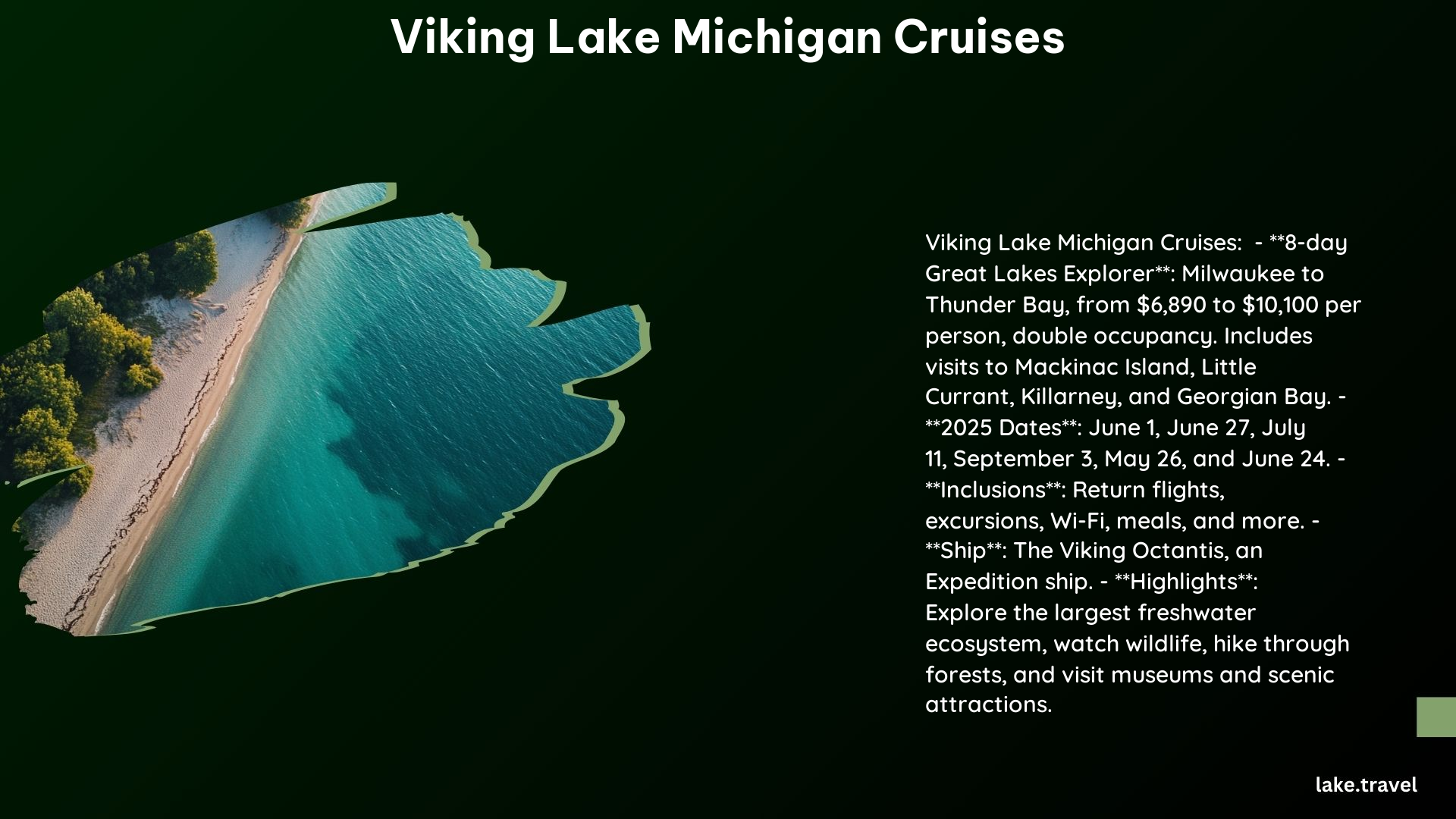 Viking Lake Michigan Cruises